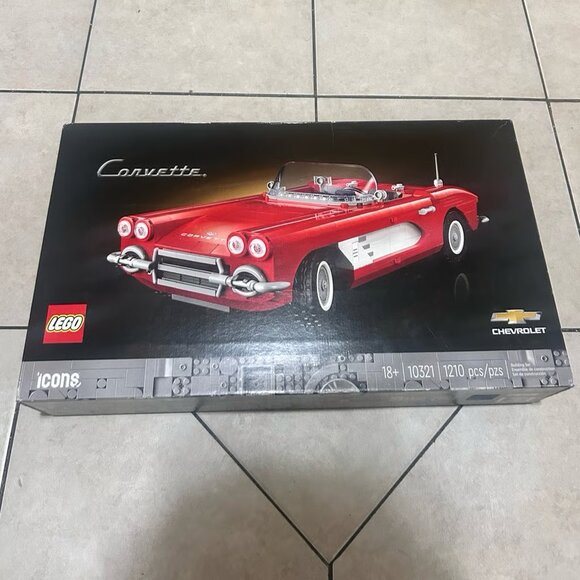 Lego 1961 Chevrolet Corvette # 10321 (Sealed) (Very RARE) (BRAND NEW)
